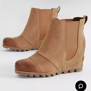 Sorel Lea Ankle Tan Ankle Boots Size 8
